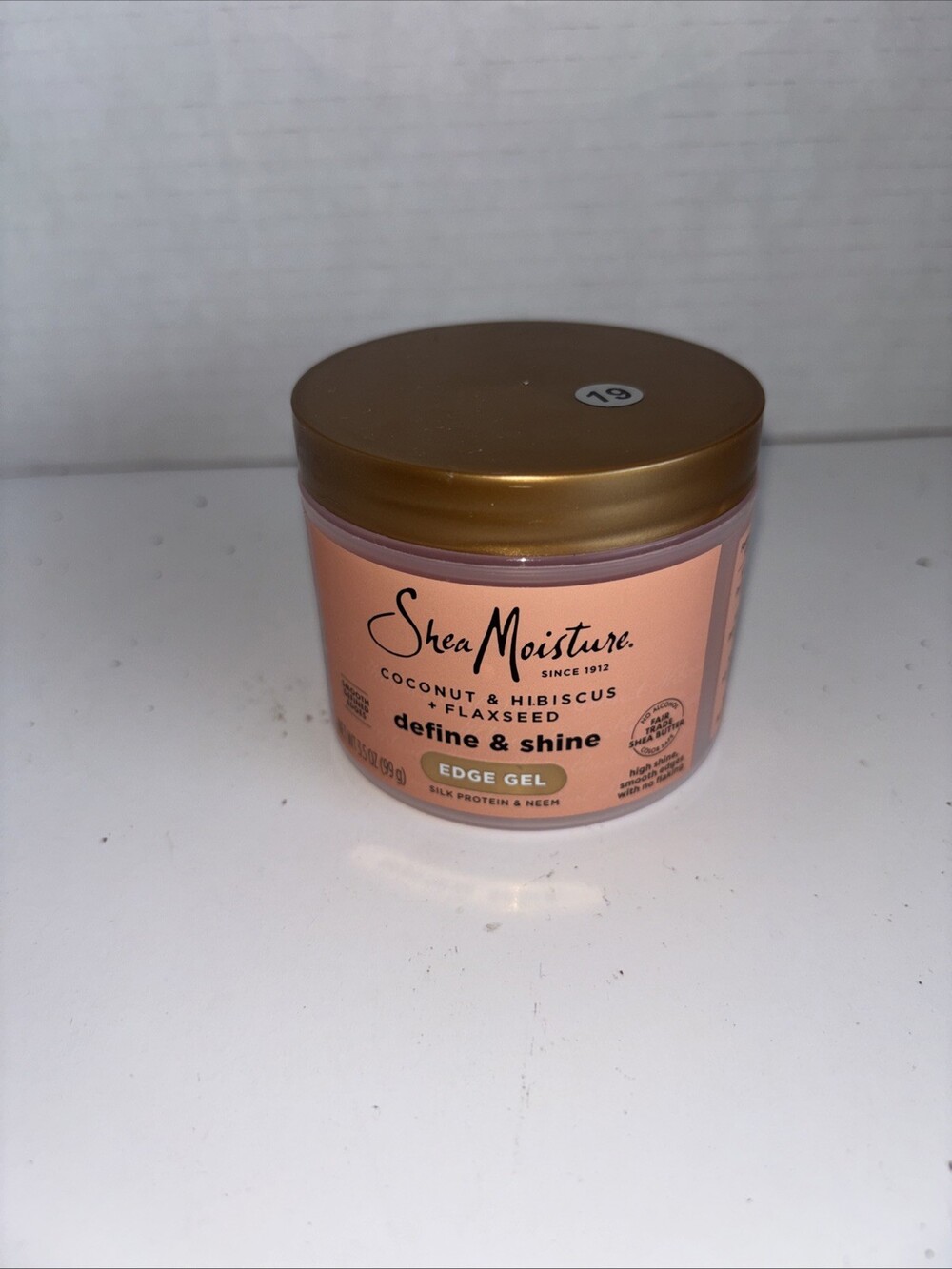 Shea Moisture Coconut & Hibiscus Define & Shine Edge Gel 3.5 oz